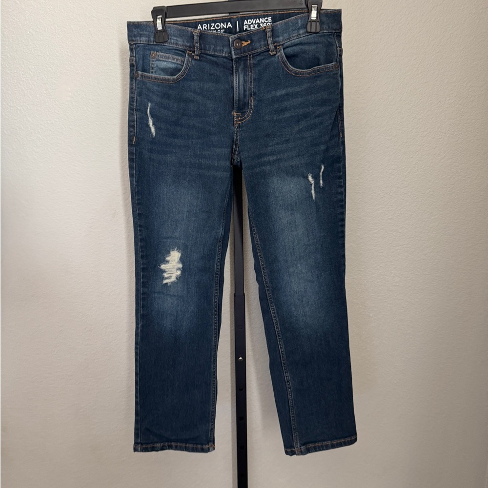 Arizona Jean Company Kids Distressed Blue Jeans